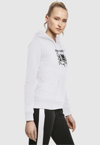 Sweat-shirt 'Thin Lizzy - Rose' Merchcode en blanc