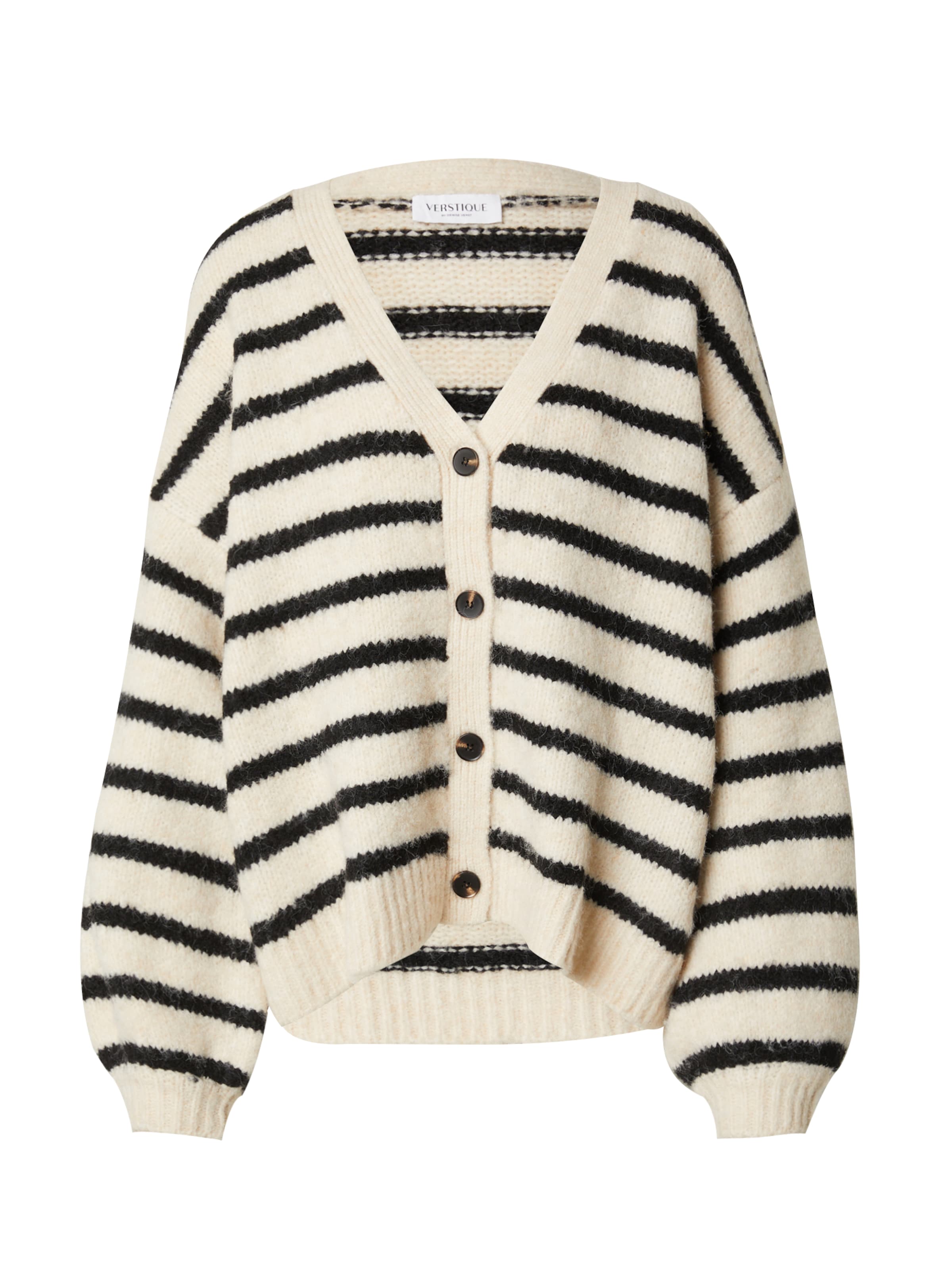 VERSTIQUE Strickjacke in Beige: Vorderseite