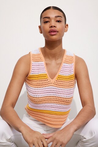 Top in maglia 'Lolite ' di Envii in arancione
