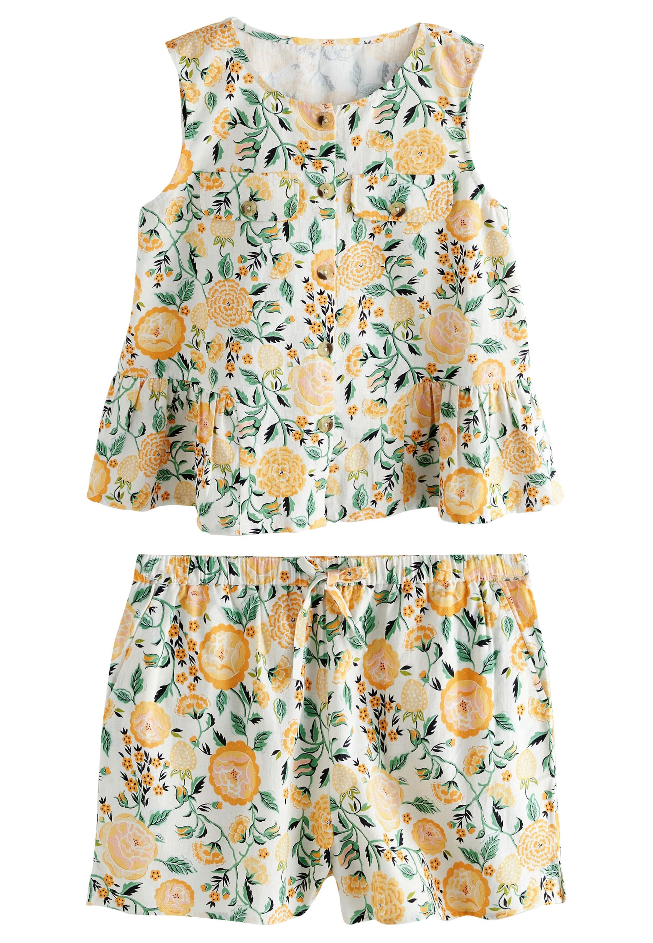 Cath Kidston Blouse in Geel: voorkant