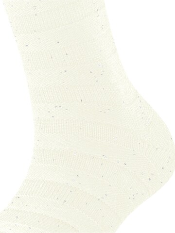 FALKE Socks 'Sparkle Stripes' in White