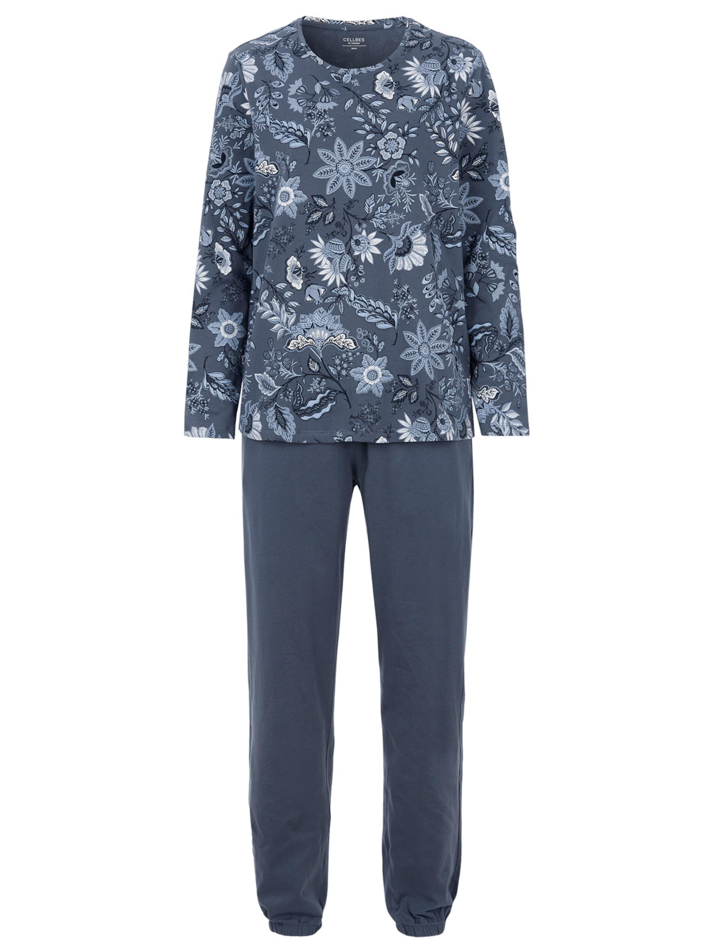 Pyjama Cellbes of Sweden en bleu : devant
