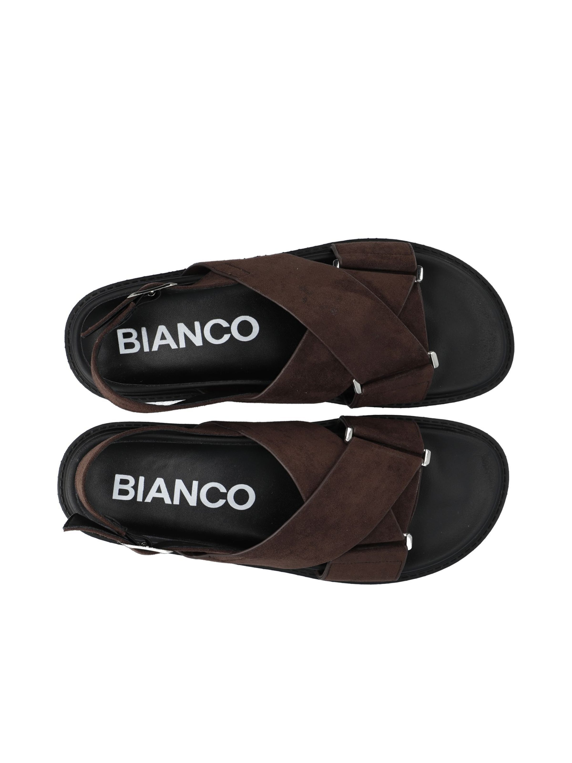 Sandales 'Oslo' Bianco en marron
