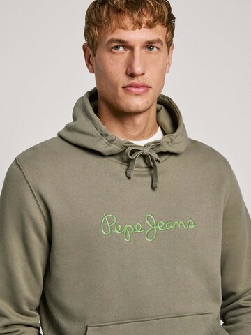 Pepe Jeans Sweatshirt 'NEW JOE' in Grün