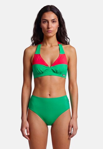 BECO the world of aquasports Bralette Bikini Top 'Hawaii Breeze' in Green: front