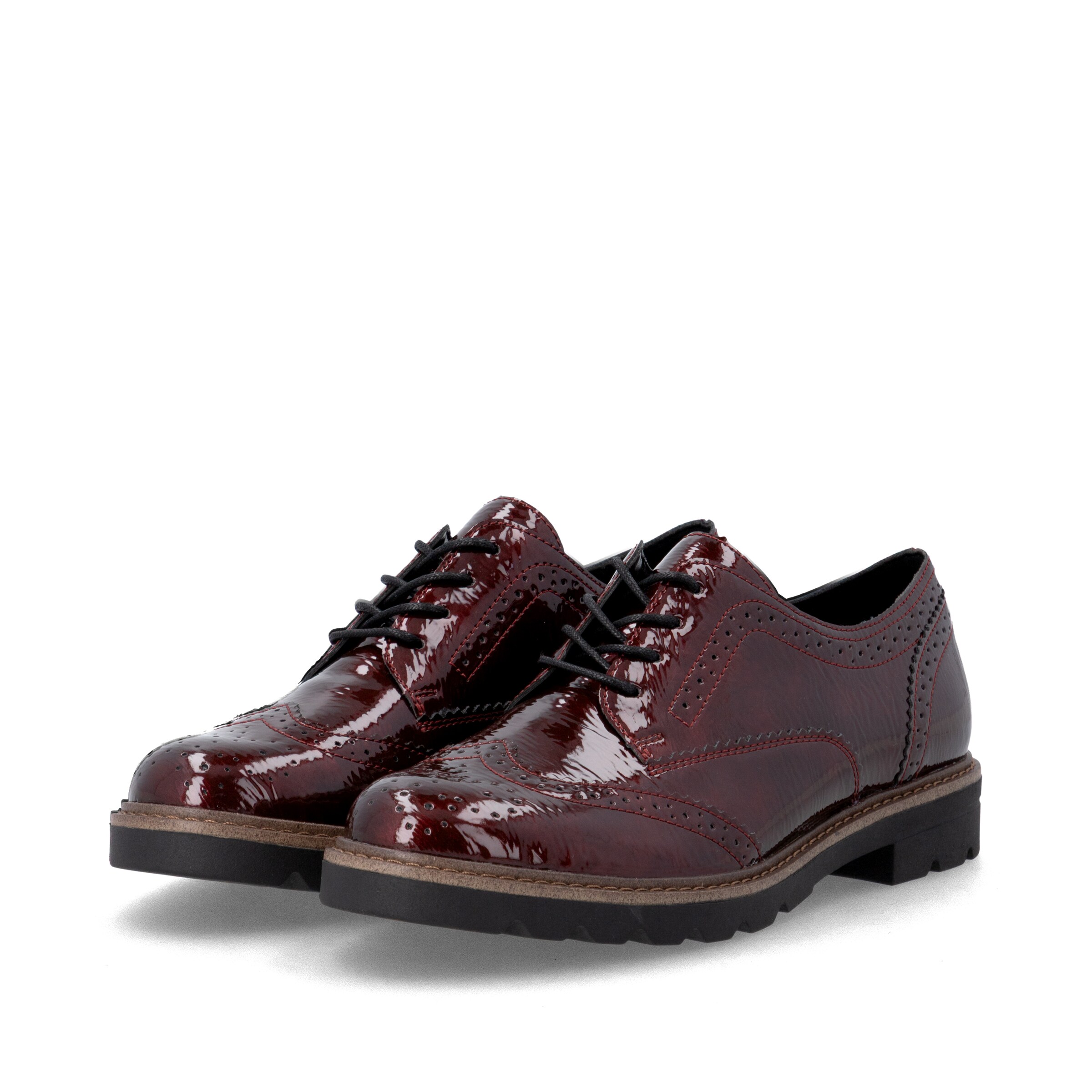 Chaussure à lacets REMONTE en rouge