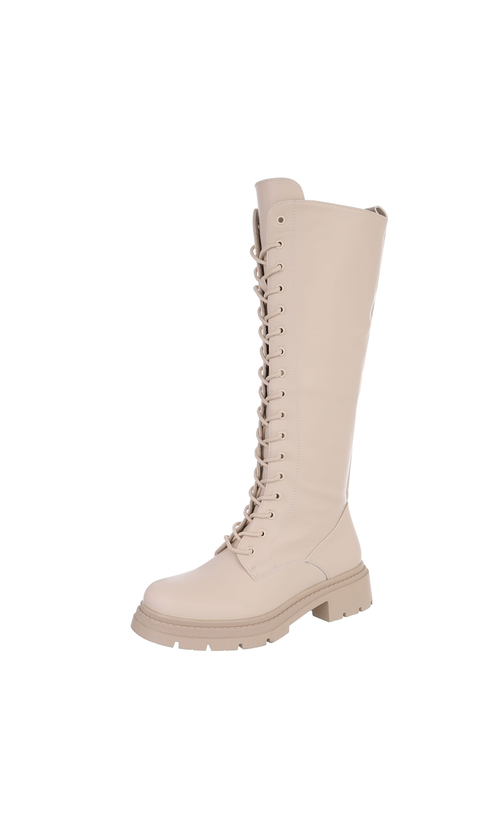 Ital-Design Schnürstiefel in beige, Produktansicht