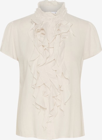 Camicia da donna 'Elli' di SAINT TROPEZ in bianco: frontale