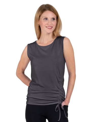 Magadi Sporttop 'Diana'‌‌‌ in Grau: Vorderseite
