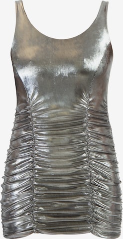 faina Dress in Silver: front