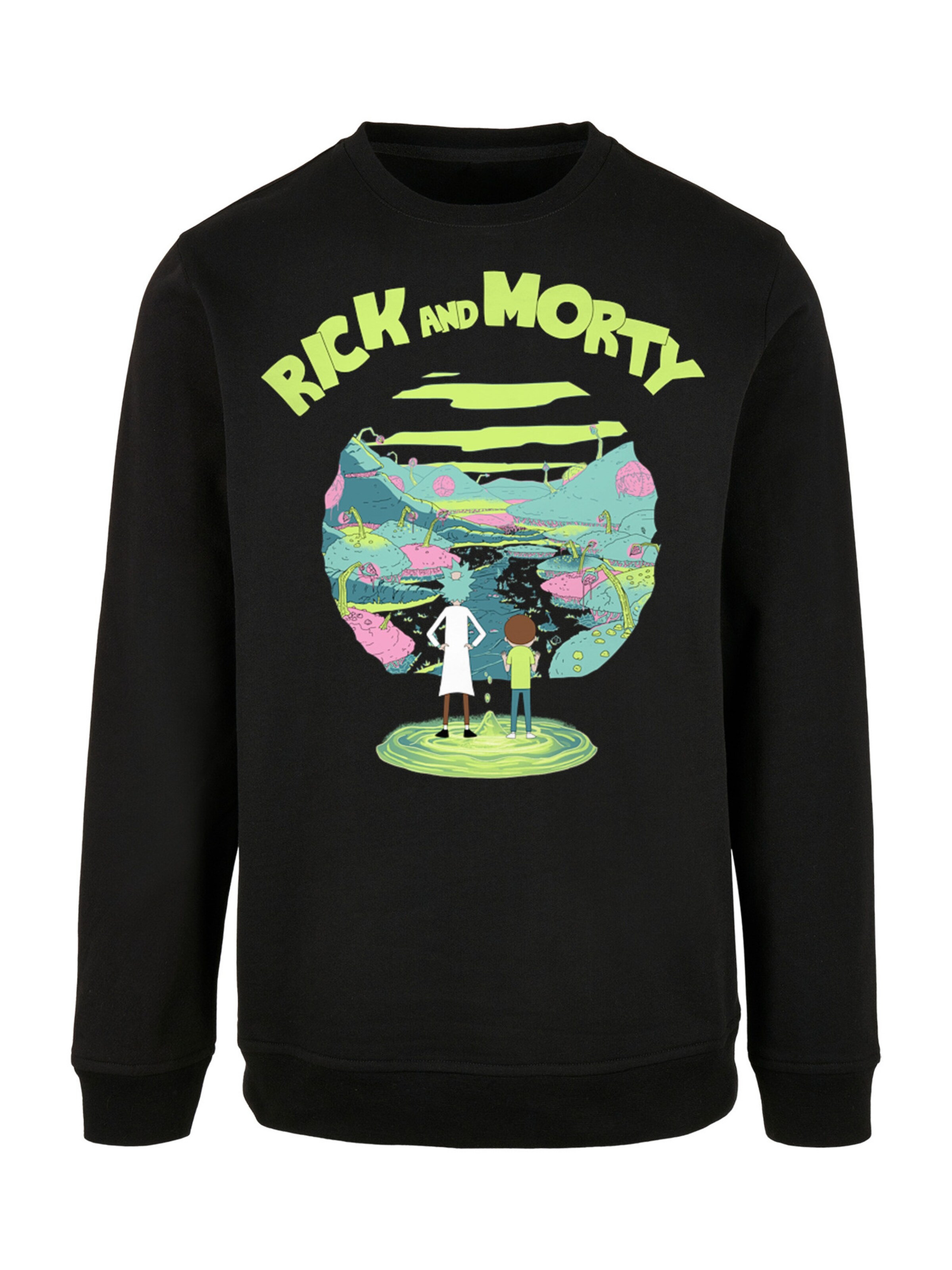 Sweat-shirt F4NT4STIC en noir : devant