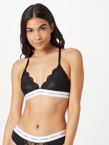 GUESS Triangle Bra 'Belle' in Black: front