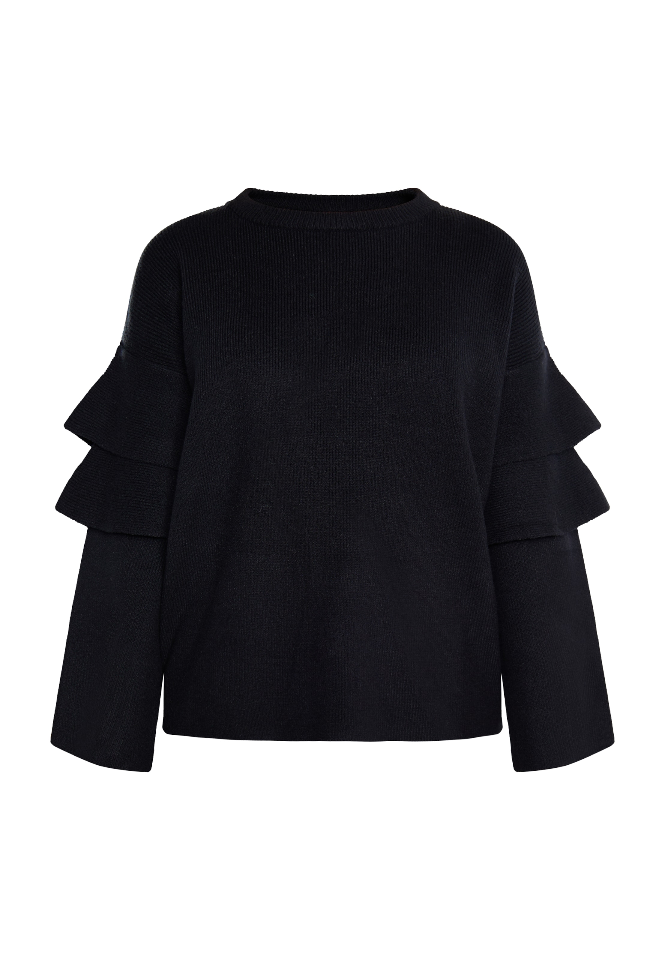 usha WHITE LABEL Свитер 'Pryam' в Черный: спереди