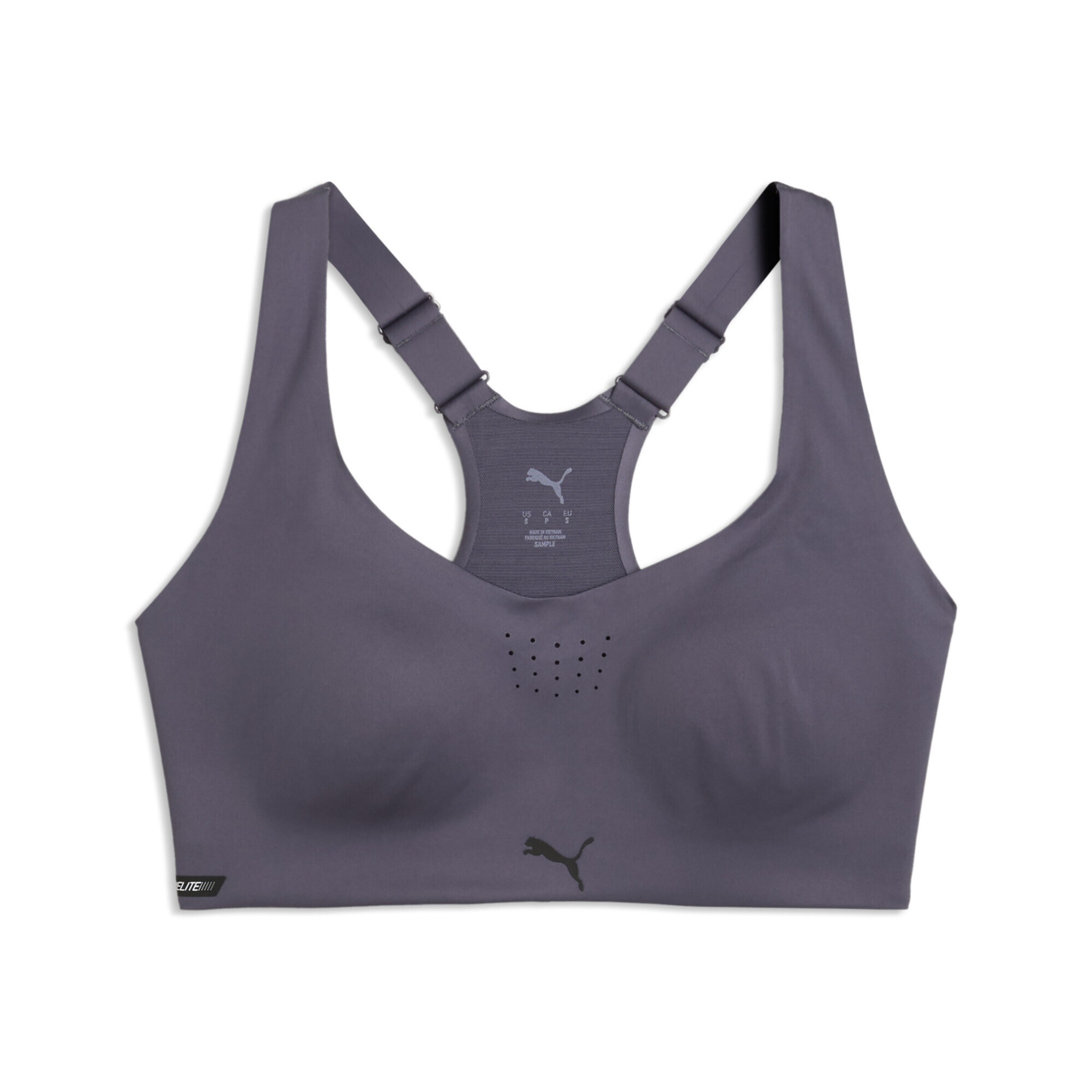 Bustier Soutien-gorge de sport 'Pwrmode' PUMA en gris : devant