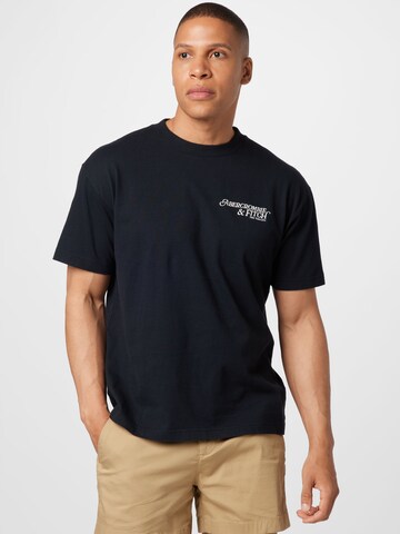 T-Shirt Abercrombie & Fitch en noir : devant