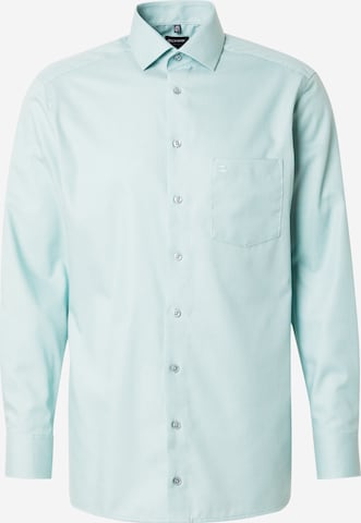 Camicia business di OLYMP in verde: frontale