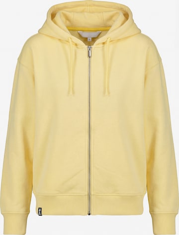 Veste de survêtement 'LivAK P' alife & kickin en jaune : devant