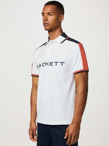 Hackett London Poloshirt in Weiß