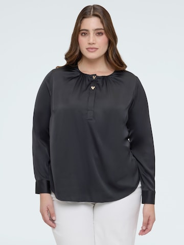 Fiorella Rubino Blouse in Black: front