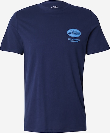 T-Shirt s.Oliver en bleu : devant