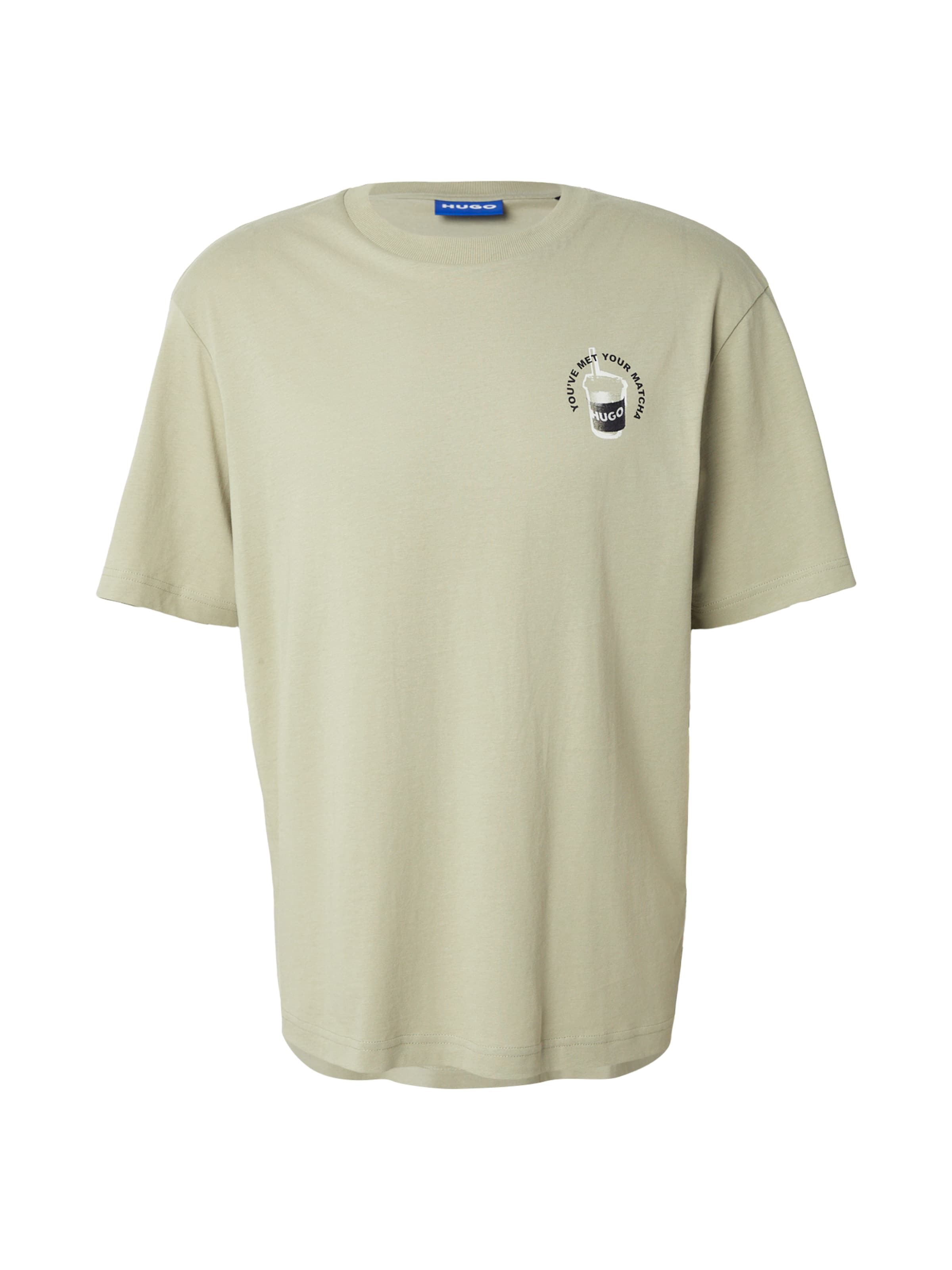HUGO Camiseta 'Nurobos' en S en beige, Vista del producto