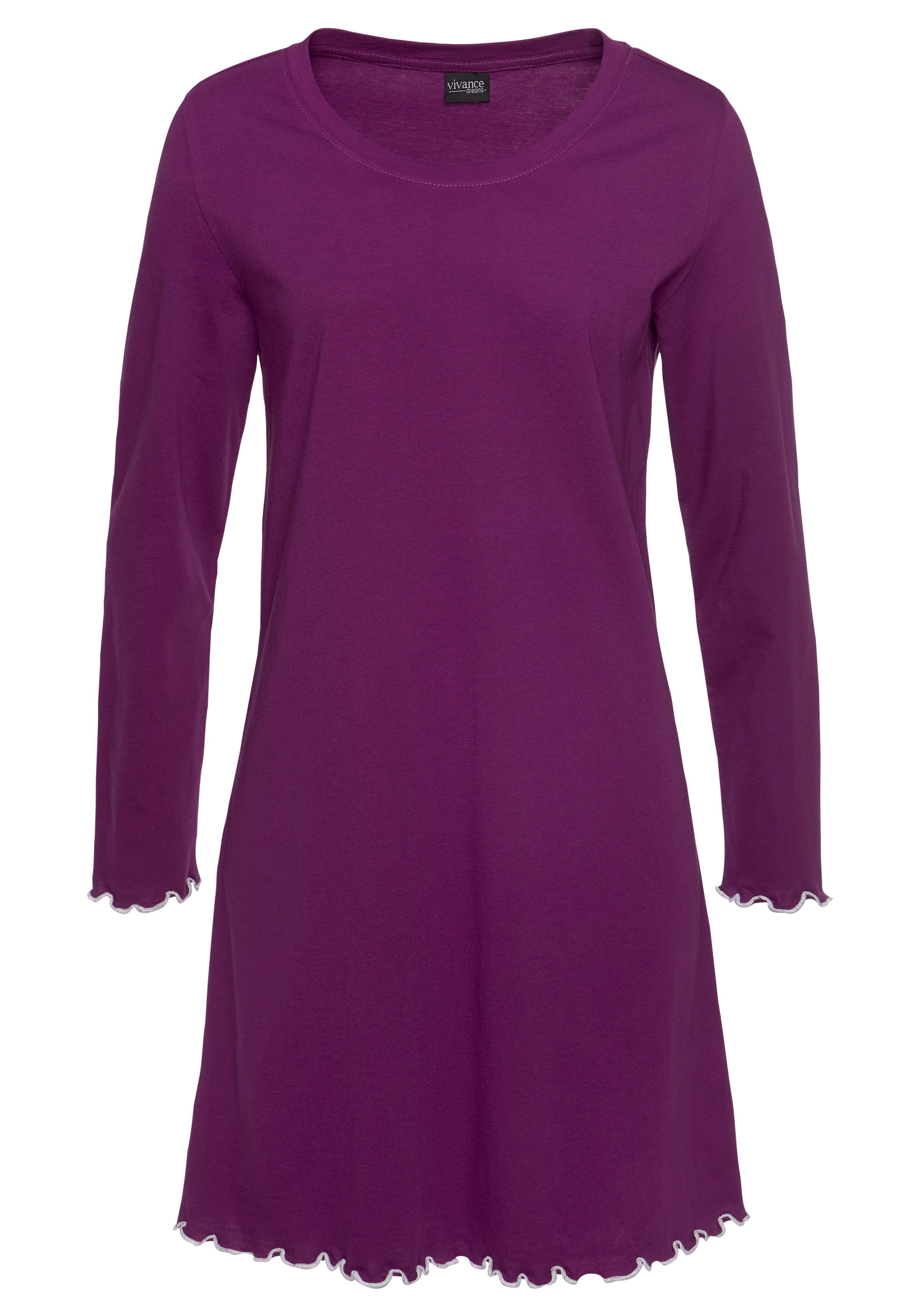 LASCANA Nightgown in Purple: front