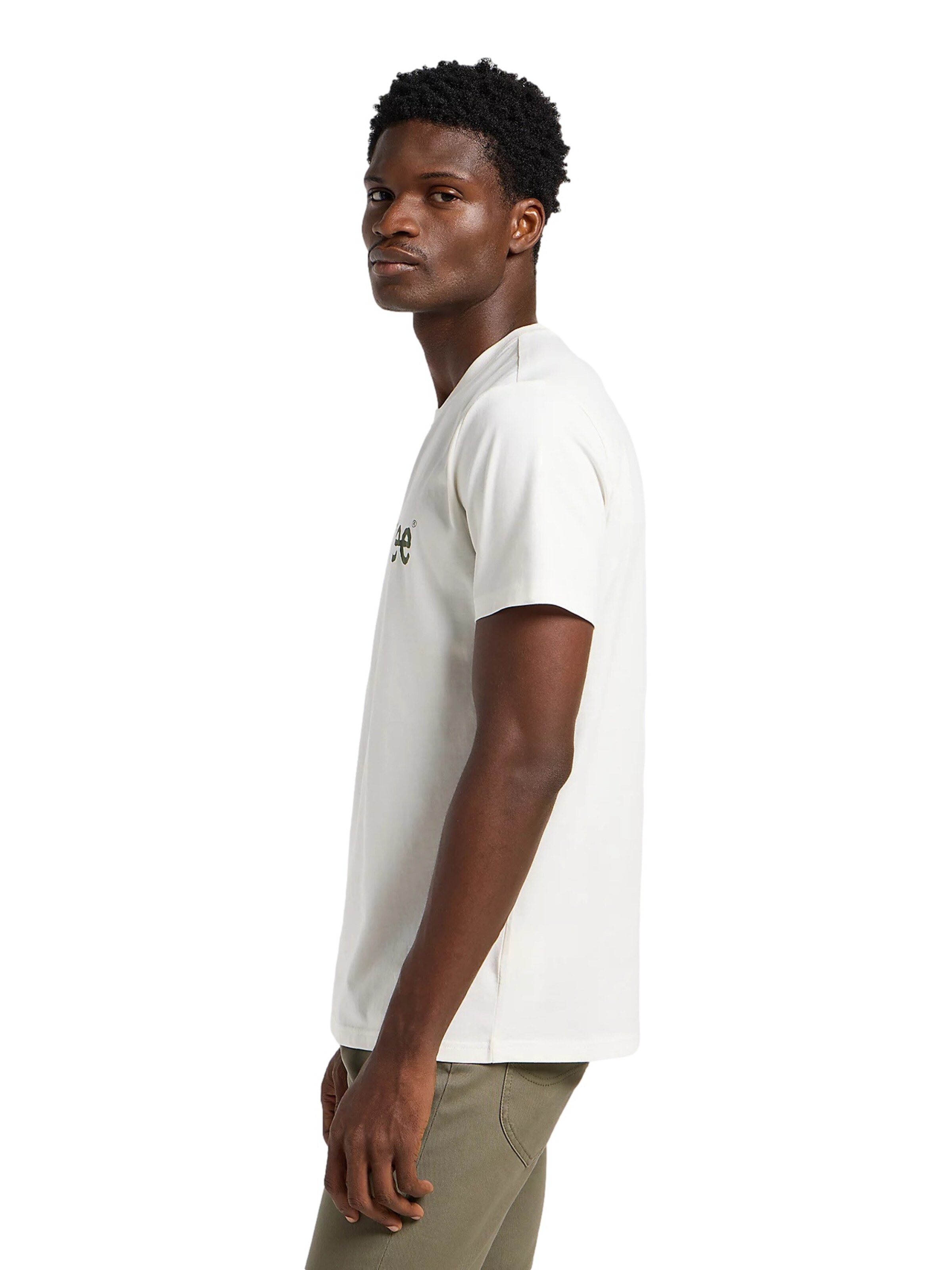 Maglietta 'Wobbly' di Lee in bianco