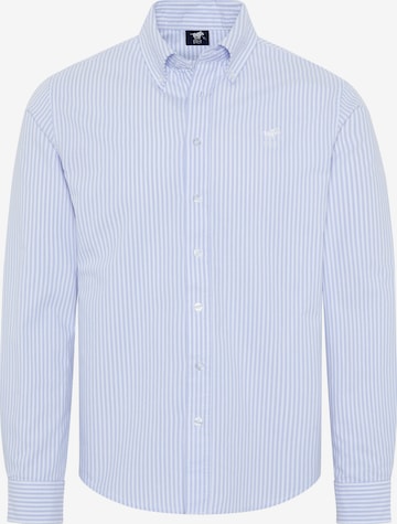 Polo Sylt Button Up Shirt in Blue: front