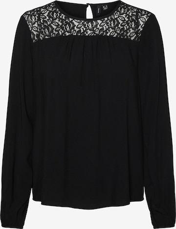 VERO MODA - Blusa 'LILOU' en negro: frente