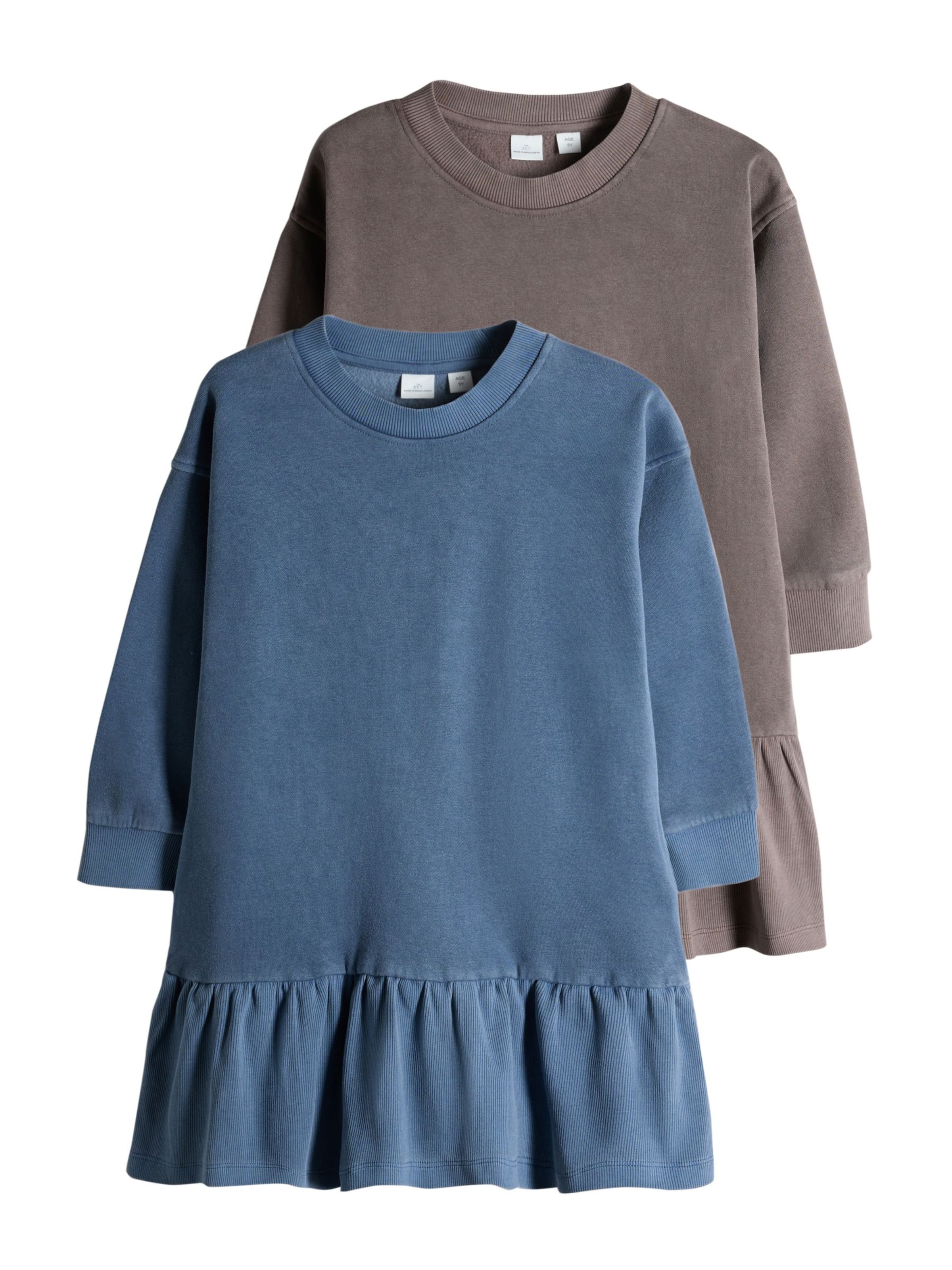 The Set Jurk in Blauw: voorkant