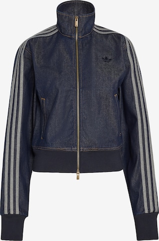 mėlyna ADIDAS ORIGINALS Demisezoninė striukė 'Firebird': priekis