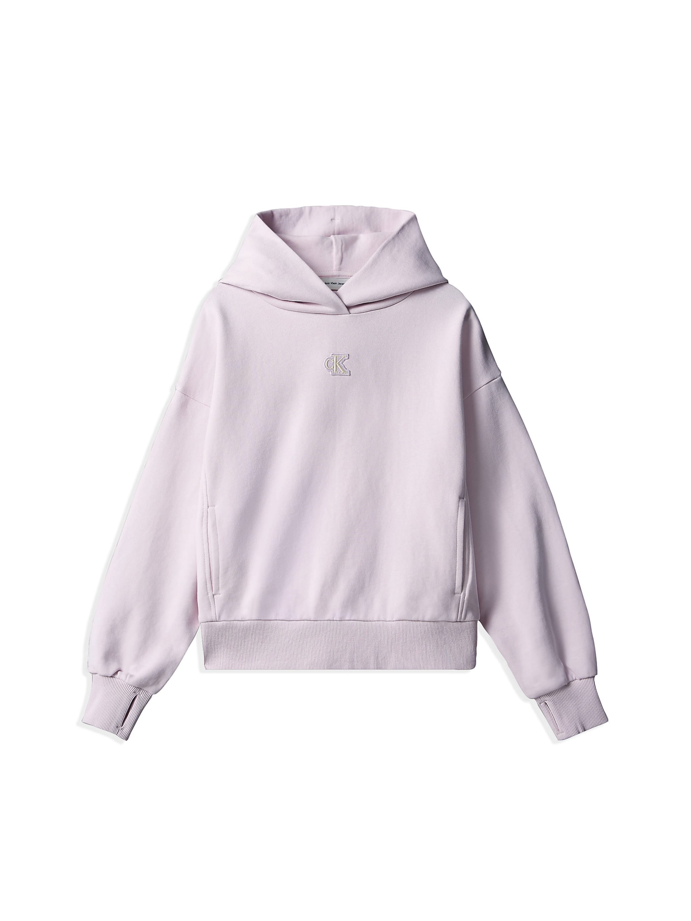 Calvin Klein Jeans Regular Sweatshirt i rosa: framsida