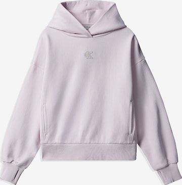 regular Felpa di Calvin Klein Jeans in rosa: frontale