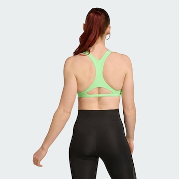 ADIDAS PERFORMANCE Bustier Sport-BH 'Aeroimpact Luxe' in Grün