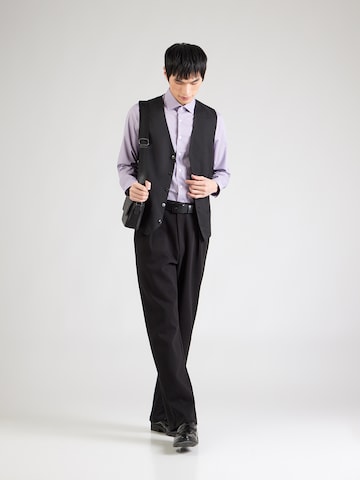 Michael Kors Слим Деловая рубашка в Лиловый