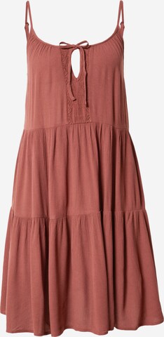 Robe d’été 'Dita' ABOUT YOU en marron : devant