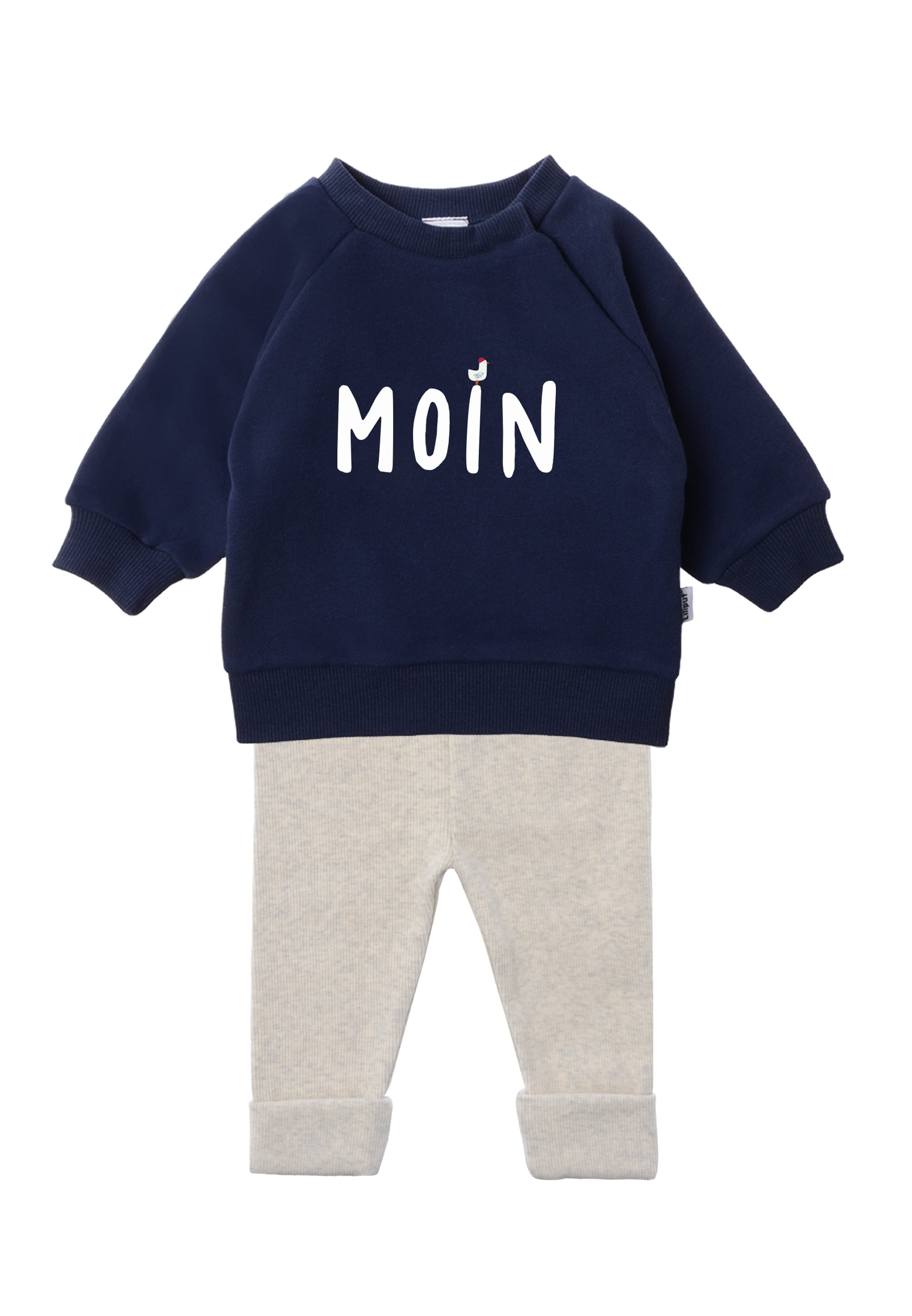 LILIPUT Set 'Moin' in Blau: Vorderseite