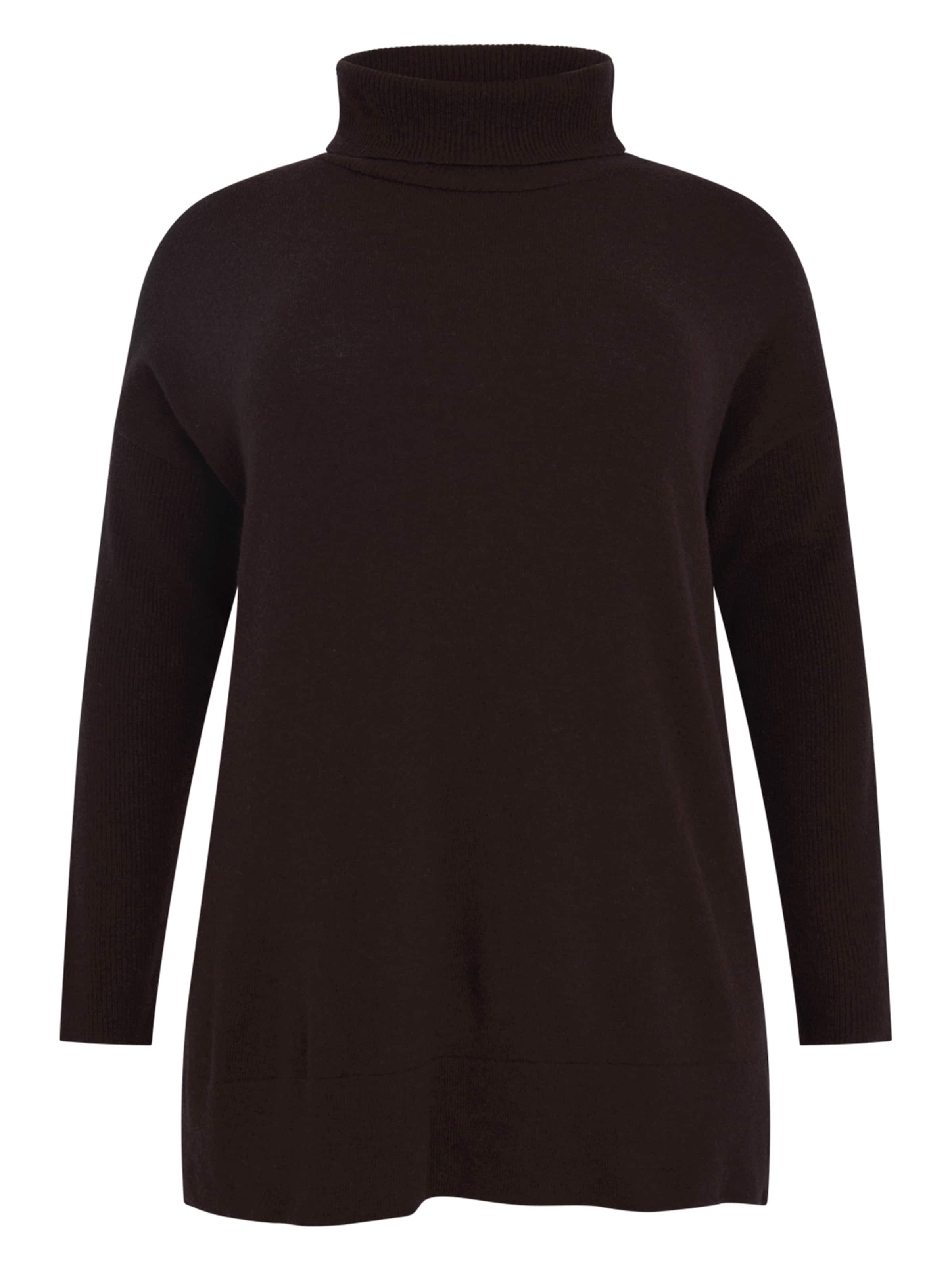 YOEK Trui in Bruin: voorkant