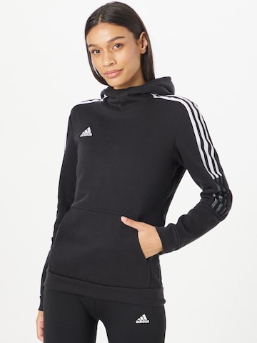 melns ADIDAS SPORTSWEAR Sportiska tipa džemperis 'Tiro 21 Sweat': no priekšpuses