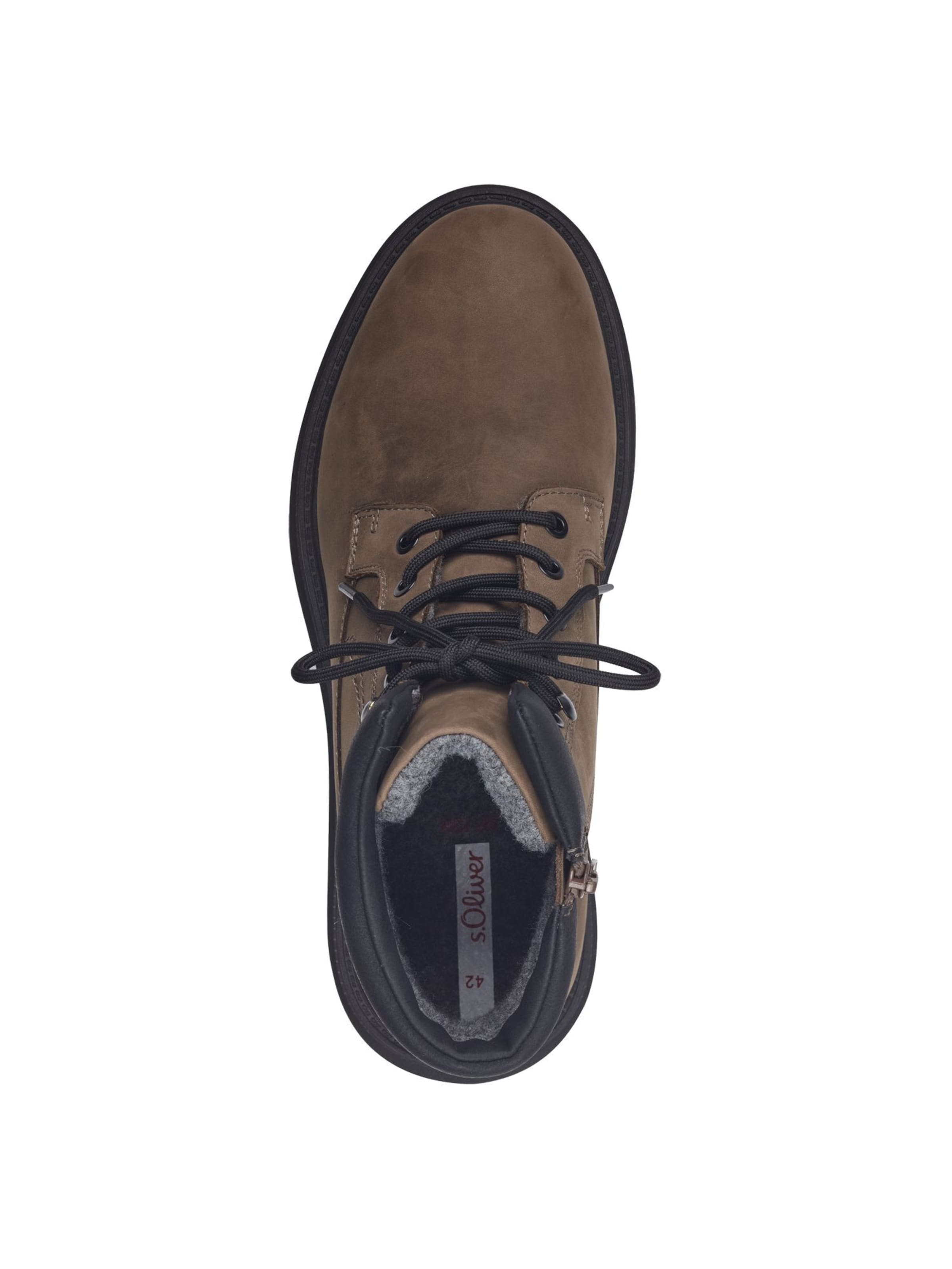 s.Oliver Veterboots in Bruin