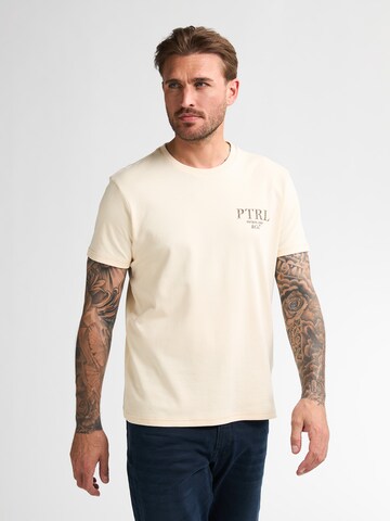 Petrol Industries T-Shirt 'Pawnee' in Beige: Vorderseite