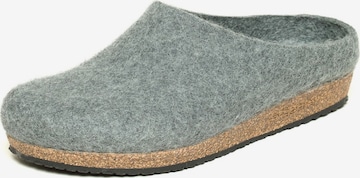 Stegmann Clogs 'Stegmann Filzclogs Stegmann 208' in Grau: Vorderseite