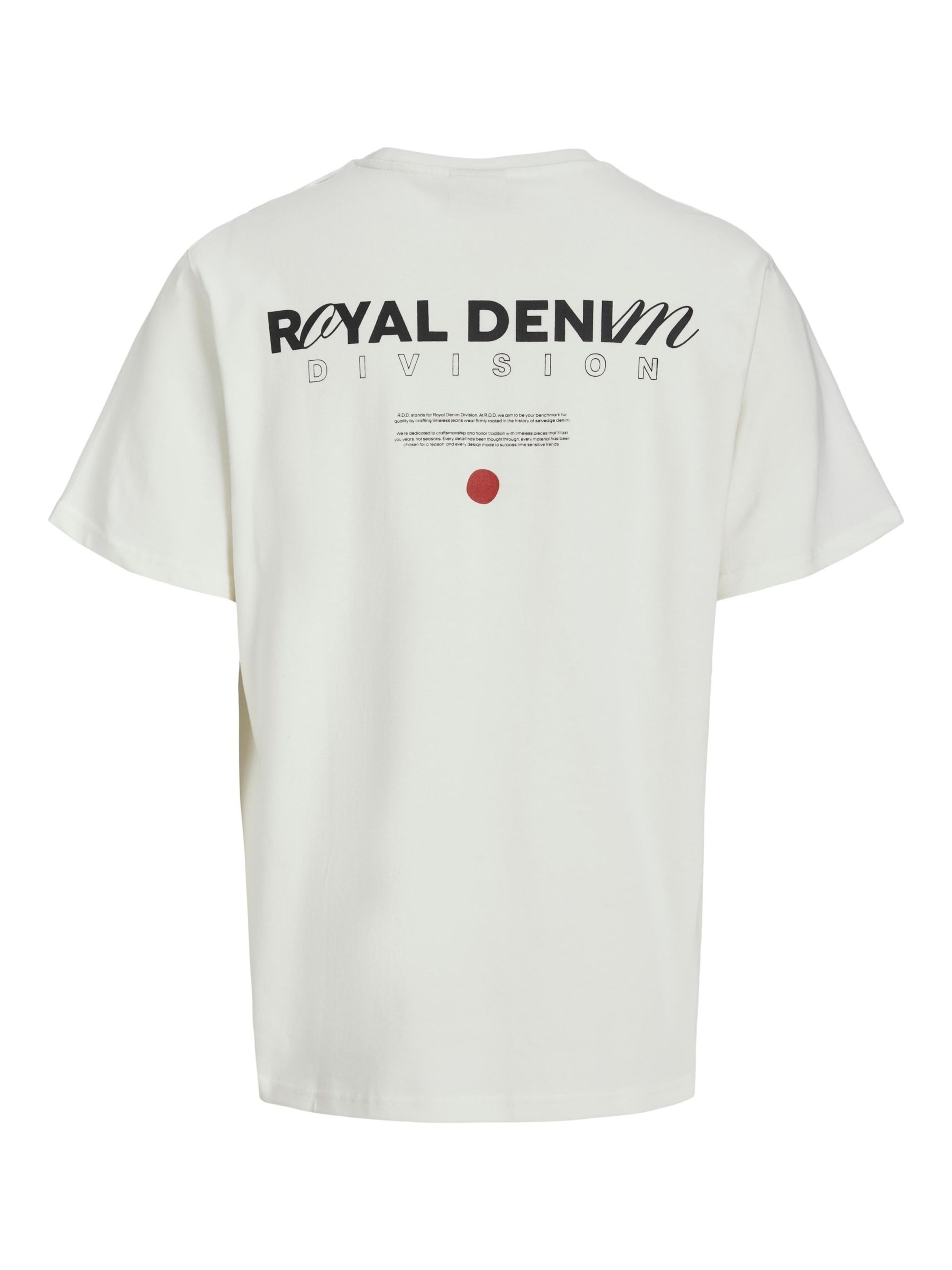 Maglietta di R.D.D. ROYAL DENIM DIVISION in bianco: frontale