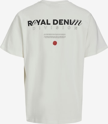 T-Shirt R.D.D. ROYAL DENIM DIVISION en blanc : devant