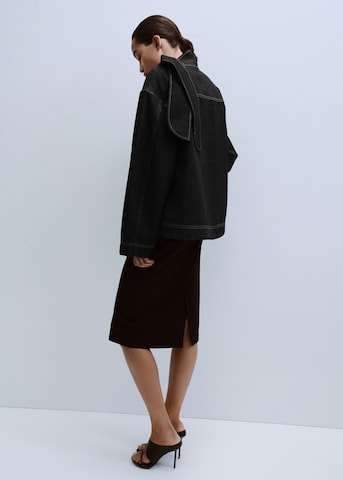 MANGO Blouse 'Sila' in Black