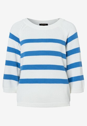 Pull-over MORE & MORE en blanc : devant