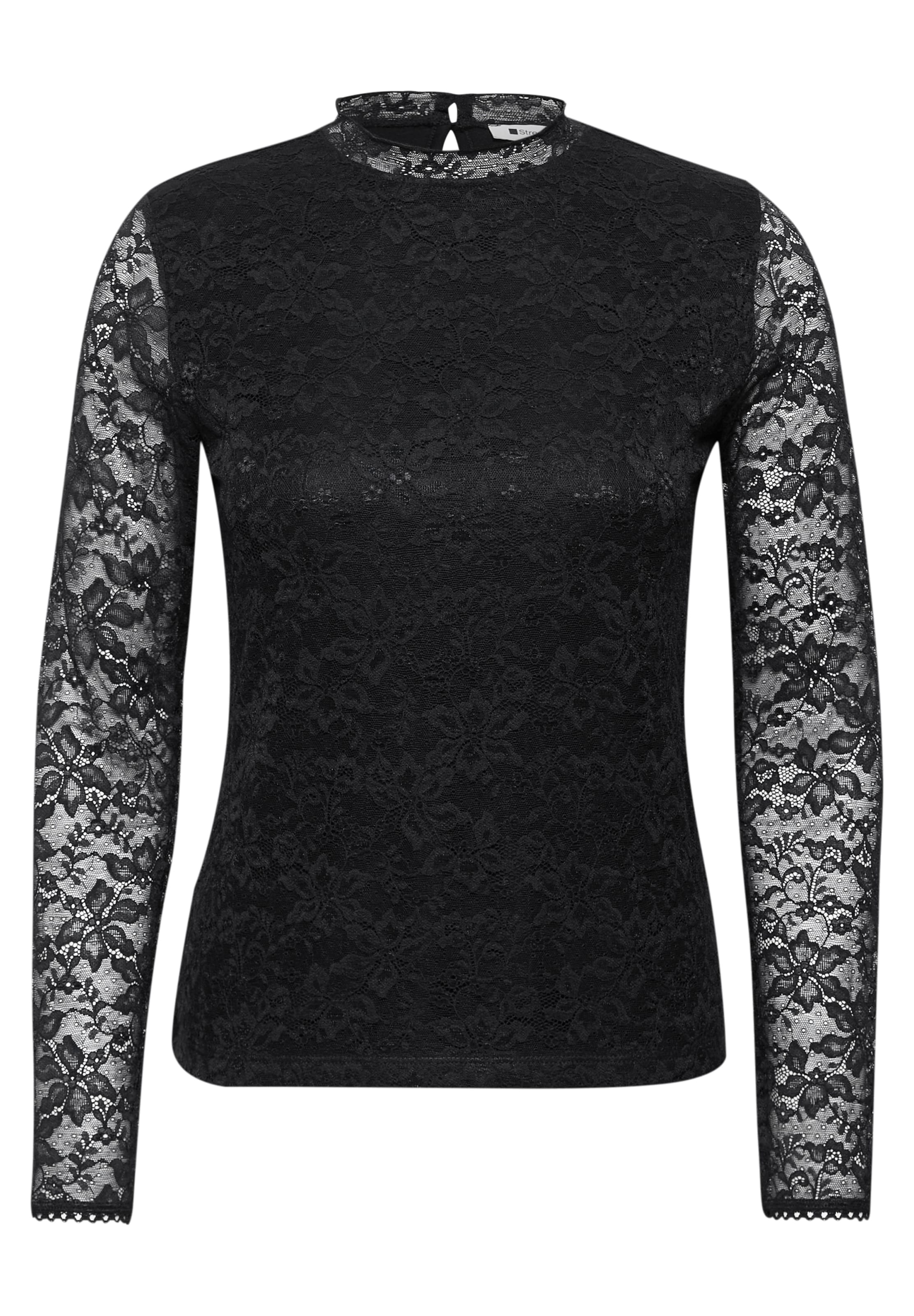 STREET ONE Shirt in Schwarz: Vorderseite