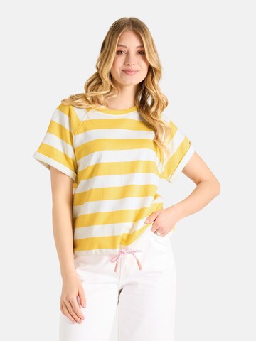 LIEBLINGSSTÜCK Shirt 'SallyL' in Geel: voorkant