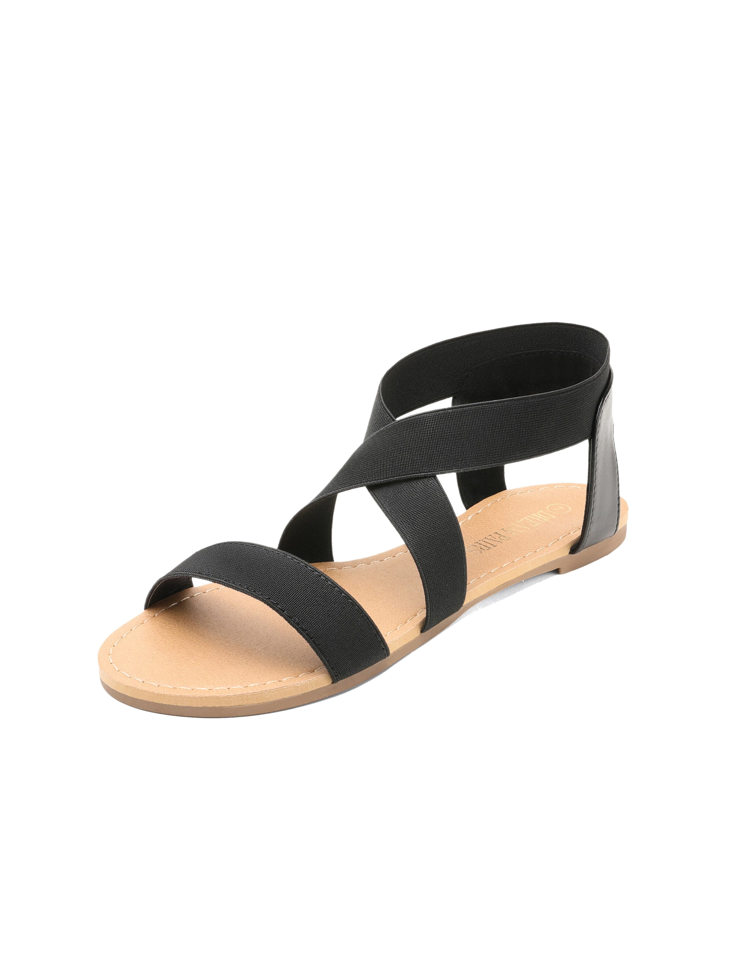 Sandalo di Dream Pairs in nero: frontale