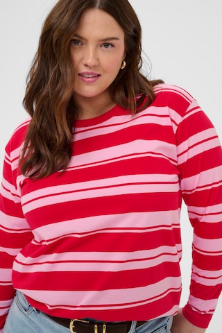 KAFFE CURVE Shirt 'Winni' in Rot